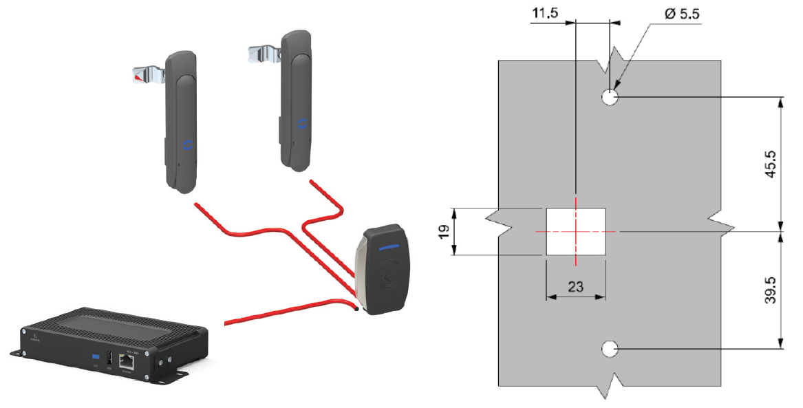 Essentra Mesan Electronic Locking System